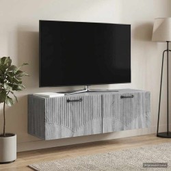 Meuble TV mural Sonoma gris 98 x 31 x 30 cm Bois d'ingénierie 619101619101