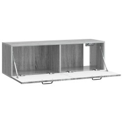 Meuble TV mural Sonoma gris 98 x 31 x 30 cm Bois d'ingénierie 619101619101