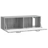 Meuble TV mural Sonoma gris 98 x 31 x 30 cm Bois d'ingénierie 619101619101