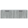 Meuble TV mural Sonoma gris 98 x 31 x 30 cm Bois d'ingénierie 619101619101