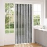 Rideau anti-insectes en chenille Gris et Noir 100 x 230 cm 619102619102