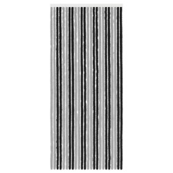 Rideau anti-insectes en chenille Gris et Noir 100 x 230 cm 619102619102