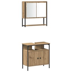 Ensemble de mobilier de salle de bain 3 pc Marron 619104619104