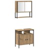 Ensemble de mobilier de salle de bain 3 pc Marron 619104619104