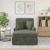 Chaise lounge avec jupe avec coussin Vert 157 x 91 x 91 cm ARES 619106619106