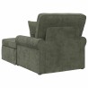 Chaise lounge avec jupe avec coussin Vert 157 x 91 x 91 cm ARES 619106619106