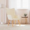 Chaise de relaxation Crème Tissu 619108619108
