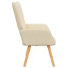 Chaise de relaxation Crème Tissu 619108619108