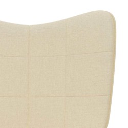 Chaise de relaxation Crème Tissu 619108619108