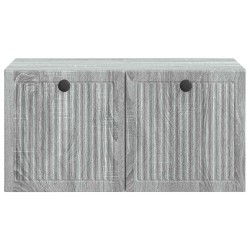 Meuble TV mural Sonoma gris 59,5 x 41 x 30 cm Bois d'ingénierie 619110619110