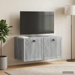 Meuble TV mural Sonoma gris 59,5 x 31 x 30 cm Bois d'ingénierie 619111619111