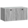 Meuble TV mural Sonoma gris 59,5 x 31 x 30 cm Bois d'ingénierie 619111619111