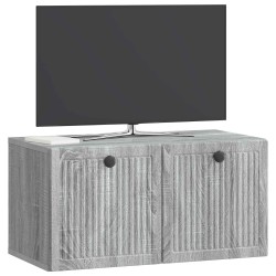 Meuble TV mural Sonoma gris 59,5 x 31 x 30 cm Bois d'ingénierie 619111619111