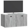 Meuble TV mural Sonoma gris 59,5 x 31 x 30 cm Bois d'ingénierie 619111619111