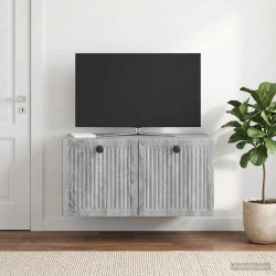 Meuble TV mural Sonoma gris 59,5 x 31 x 30 cm Bois d'ingénierie 619111619111
