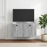 Meuble TV mural Sonoma gris 59,5 x 31 x 30 cm Bois d'ingénierie 619111619111