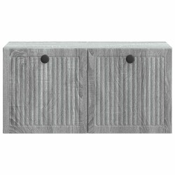 Meuble TV mural Sonoma gris 59,5 x 31 x 30 cm Bois d'ingénierie 619111619111