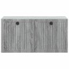 Meuble TV mural Sonoma gris 59,5 x 31 x 30 cm Bois d'ingénierie 619111619111
