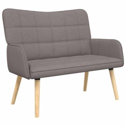 Sofa 2 places Taupe 115 x 61 x 87 cm Tissu 619118619118