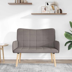 Sofa 2 places Taupe 115 x 61 x 87 cm Tissu 619118619118
