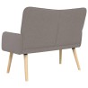 Sofa 2 places Taupe 115 x 61 x 87 cm Tissu 619118619118
