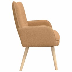Sofa 2 places Beige 115 x 61 x 87 cm Bouclé 619119619119