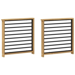 Module d'accoudoirs 2 pcs Blanc 60 x 6 x 61 cm 619125619125