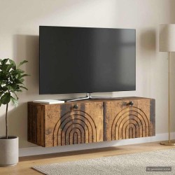 Meuble TV mural Bois ancien 98 x 31 x 30 cm Bois d'ingénierie 619129619129