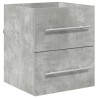 Armoire d'évier Gris béton 38,5 x 41 x 48 cm Bois d'ingénierie 619142619142