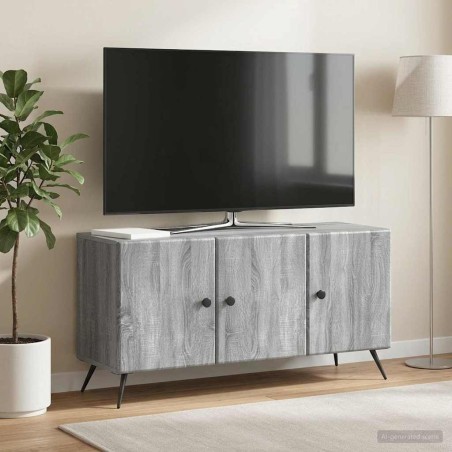 Meuble TV Sonoma gris 99 x 34,5 x 50 cm Bois d'ingénierie 619143619143