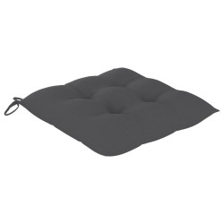 Chaises à manger d'extérieur lot de 6 et coussins Acacia massif 619149619149