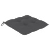 Chaises à manger d'extérieur lot de 6 et coussins Acacia massif 619149619149