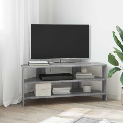 MeubleTVd'Angle Gris Sonoma 102x40,5x45cm Bois d'ingénierie 619150619150