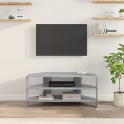 MeubleTVd'Angle Gris Sonoma 102x40,5x45cm Bois d'ingénierie 619150619150