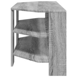 MeubleTVd'Angle Gris Sonoma 102x40,5x45cm Bois d'ingénierie 619150619150