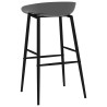 Chaises de bar lot de 2 gris 619152619152