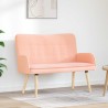Sofa 2 places Rose 115 x 61 x 87 cm Bouclé 619158619158