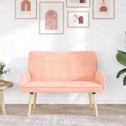 Sofa 2 places Rose 115 x 61 x 87 cm Bouclé 619158619158