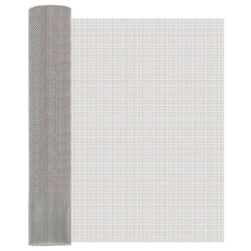 Écran en maille 60 x 1000 cm 8 Mesh Acier Inoxydable 201 619159619159
