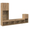 Meubles TV muraux 4 pcs Chêne artisanal Bois d'ingénierie 619164619164