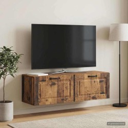 Meuble TV mural Bois ancien 98 x 31 x 30 cm Bois d'ingénierie 619165619165