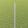 Clôture hexagonale avec poteau 50 x 1,4 m Acier galvanisé 619167619167