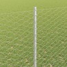 Clôture hexagonale avec poteau 50 x 1,4 m Acier galvanisé 619170619170