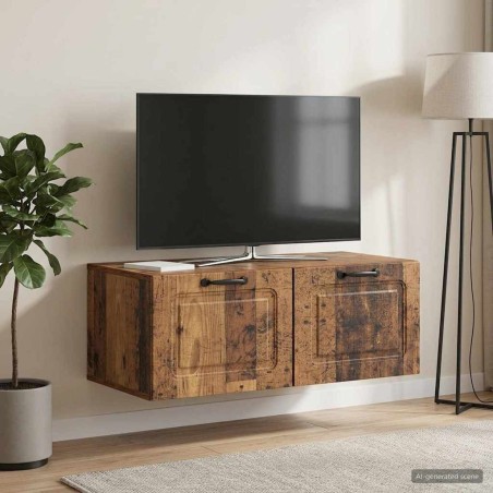 Meuble TV mural Bois ancien 78,5 x 41 x 30 cm Bois d'ingénierie 619180619180