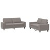 Ensemble de canapés 2 pcs taupe tissu 619189619189