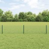 Clôture grillagée avec poteau 10 x 0,4 m Acier recouvert de PVC 619200619200