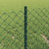 Clôture grillagée avec poteau 10 x 0,4 m Acier recouvert de PVC 619200619200