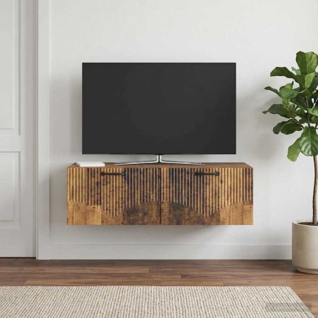 Meuble TV mural Bois ancien 98 x 41 x 30 cm Bois d'ingénierie 619204619204