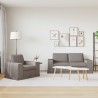 Ensemble de Canapés 2 pcs Taupe 182 x 80 x 82 cm tissu 619205619205