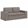 Ensemble de Canapés 2 pcs Taupe 182 x 80 x 82 cm tissu 619205619205